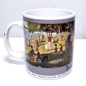 Copco Seurat Art Institute Chicago Grande Jatte 1993 Vintage Mug VTG